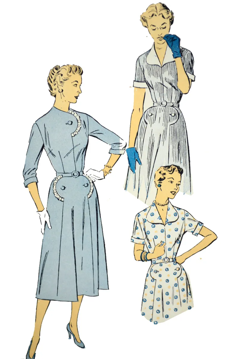 1951 New York Gold Seal 1551 Dress Pattern