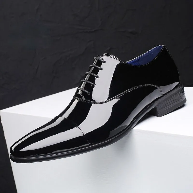 2021 Fashionable Office, Wedding ,Party Wear Lace-Up Shoes-JonasParamount