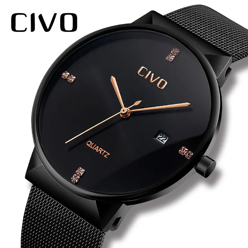 9164C | Quartz Men Watch | Mesh Band