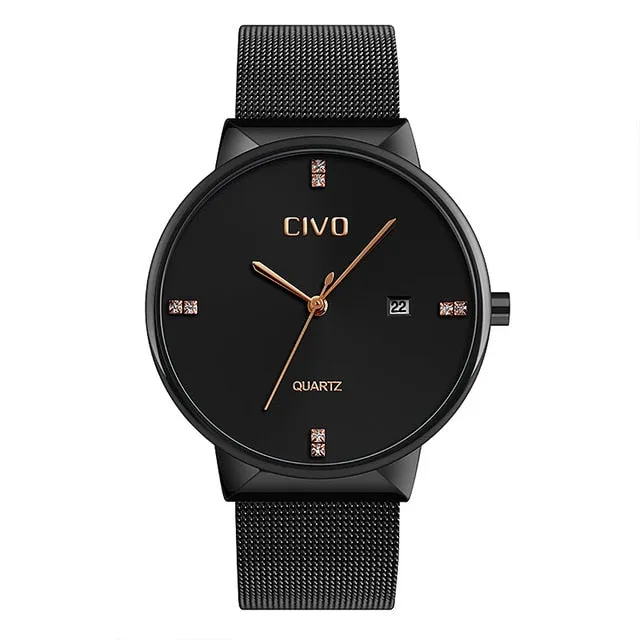 9164C | Quartz Men Watch | Mesh Band