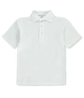 A  Jersey Polo White Short Sleeve