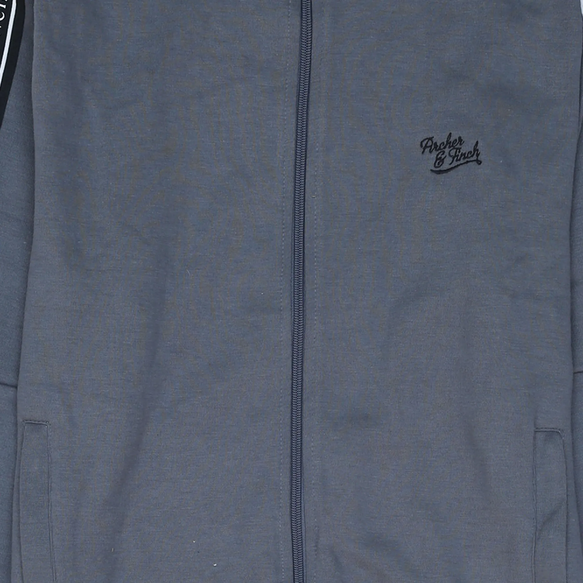 AF - Men 'Gray' Zippr & Truosers With Side Stripe Tracksuit  AF524