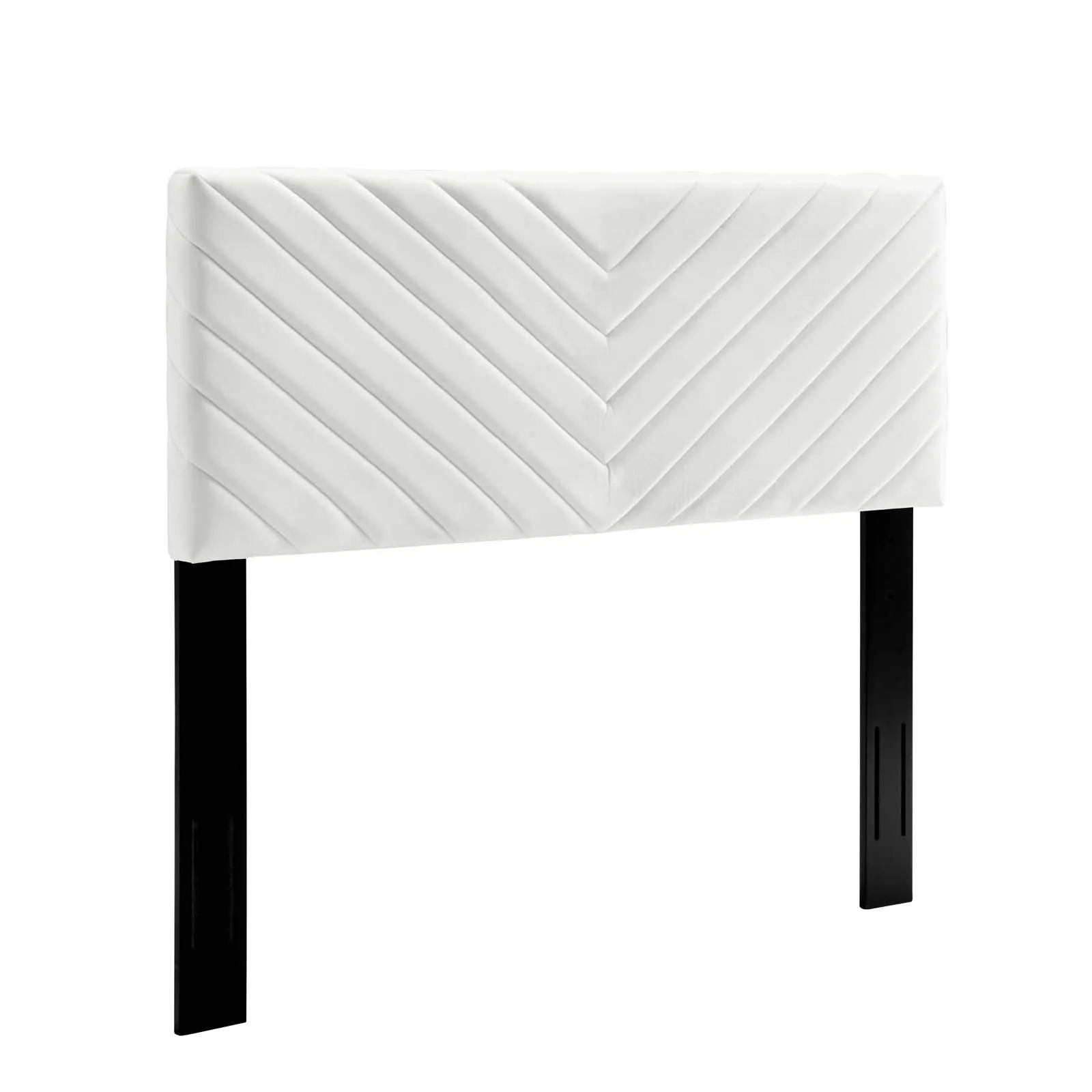 Alyson Angular Channel Tufted Performance Velvet Headboard by Modway