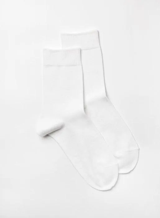 Ankle Socks in White