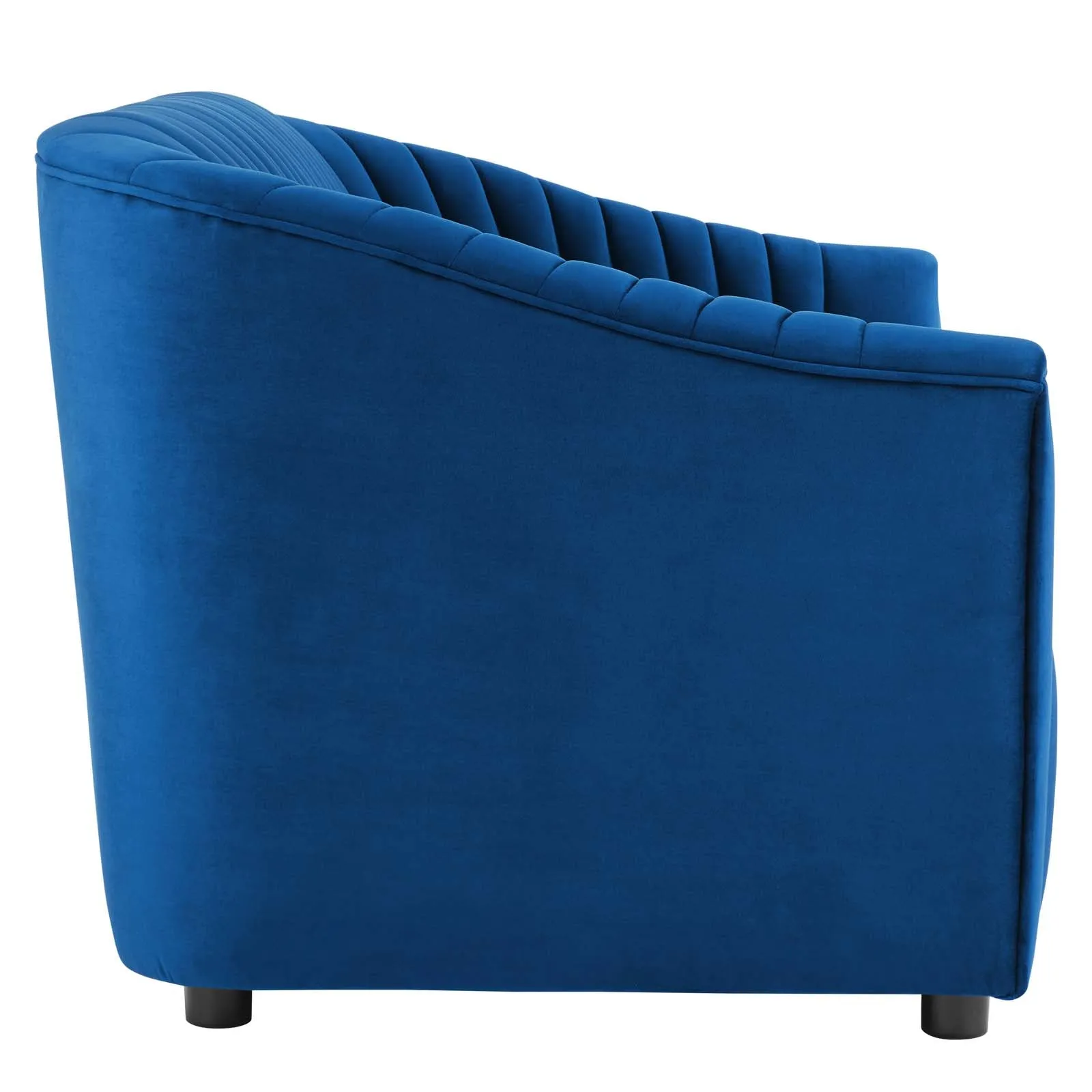 Announce Performance Velvet Channel Tufted Loveseat by Modway