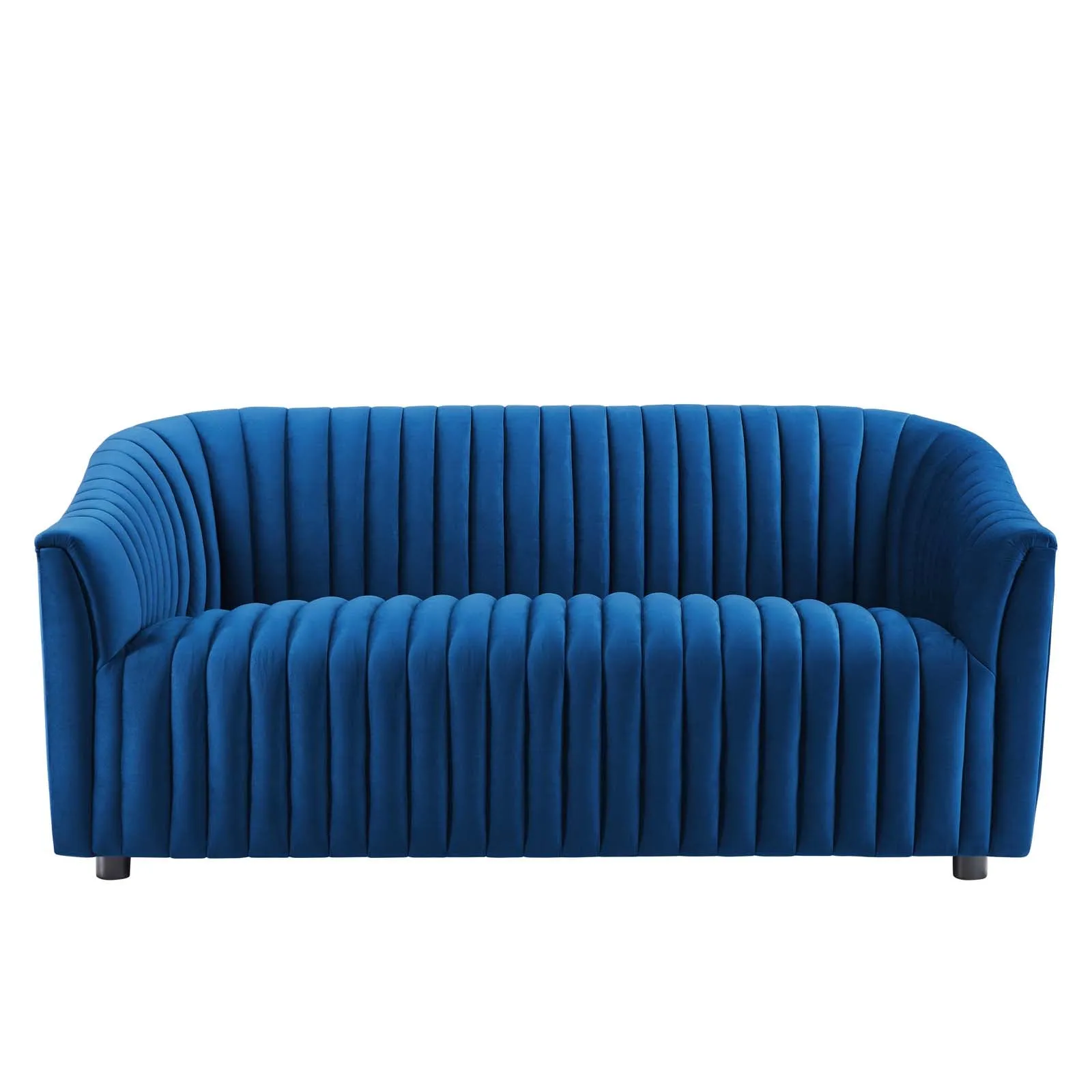 Announce Performance Velvet Channel Tufted Loveseat by Modway