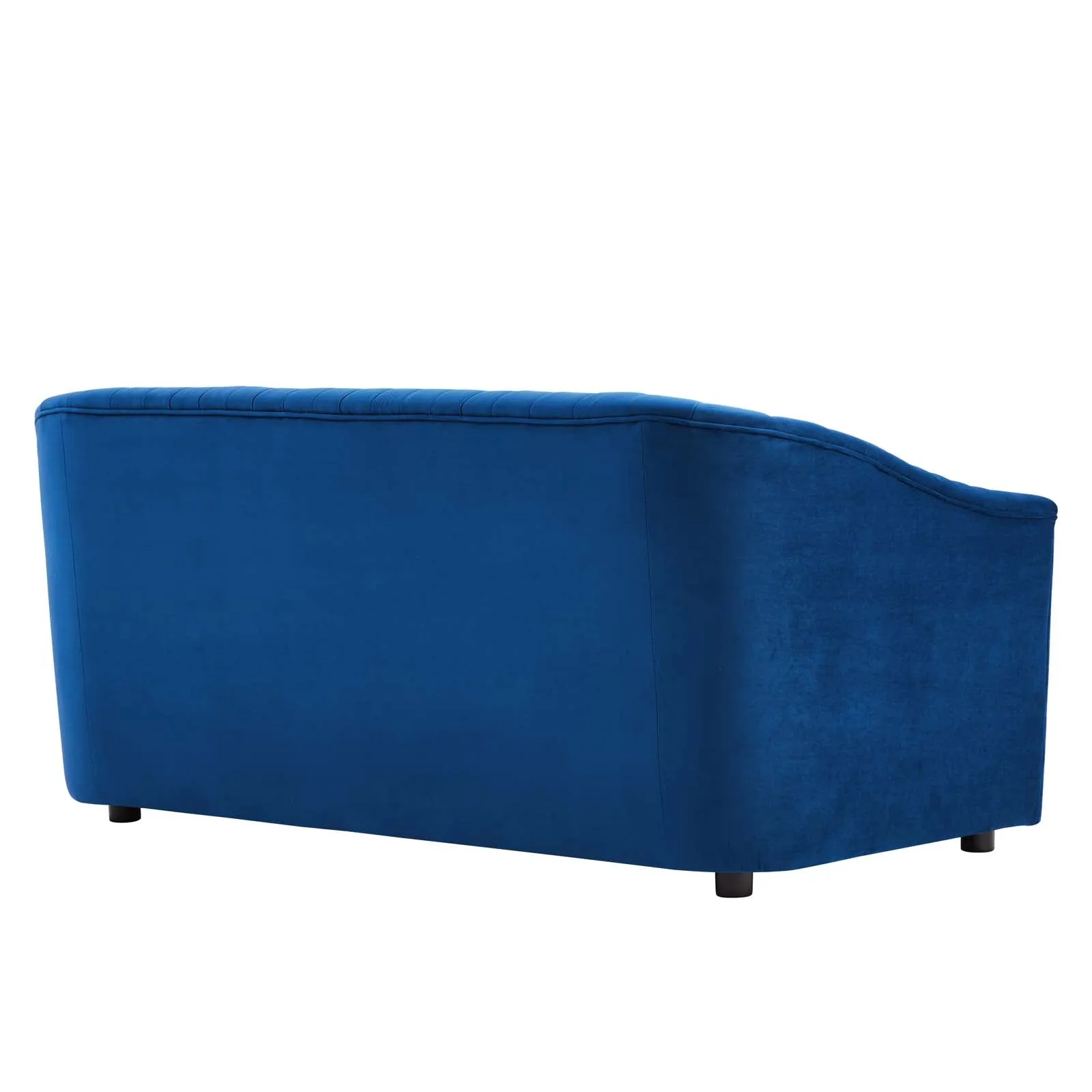 Announce Performance Velvet Channel Tufted Loveseat by Modway