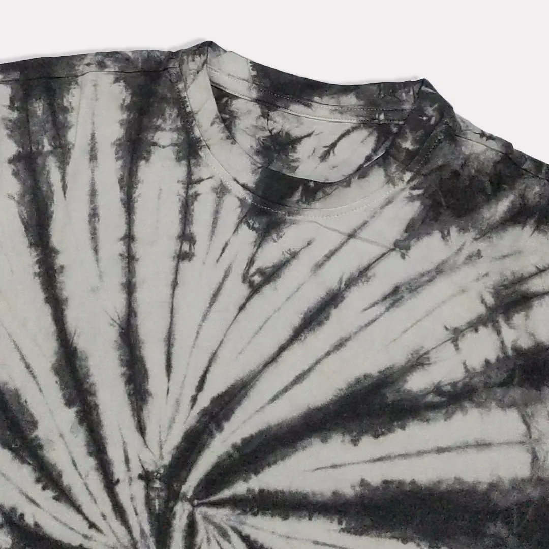 AR - Men 'Black & White' Tie-Dye Graphic Short Sleeve T-Shirt AR213