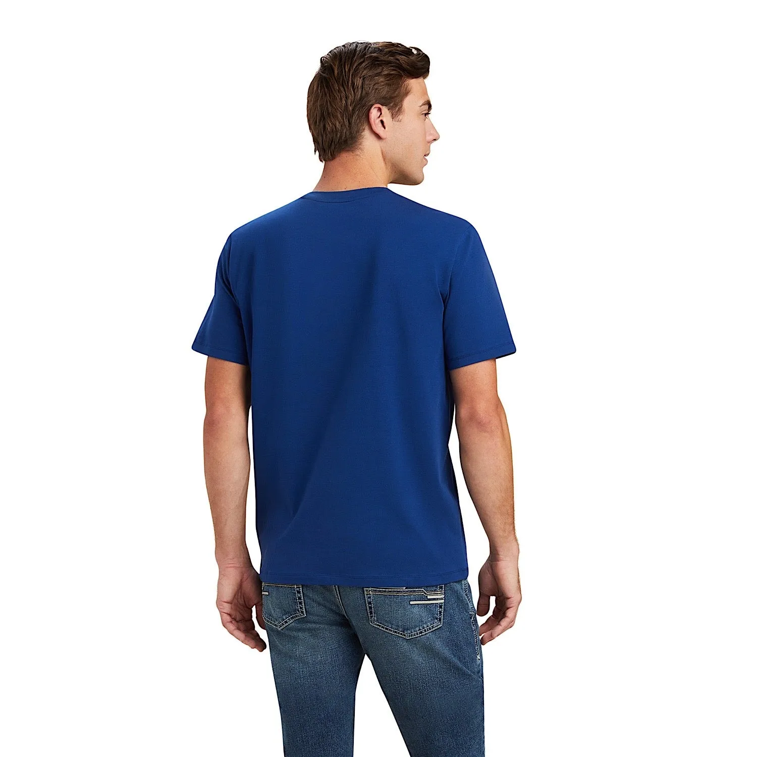 Ariat Men's Varsity T-Shirt Estate Blue