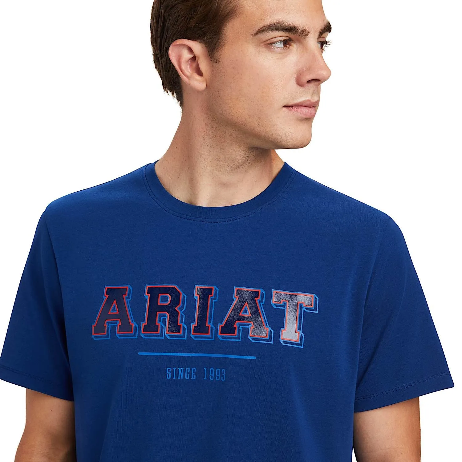 Ariat Men's Varsity T-Shirt Estate Blue