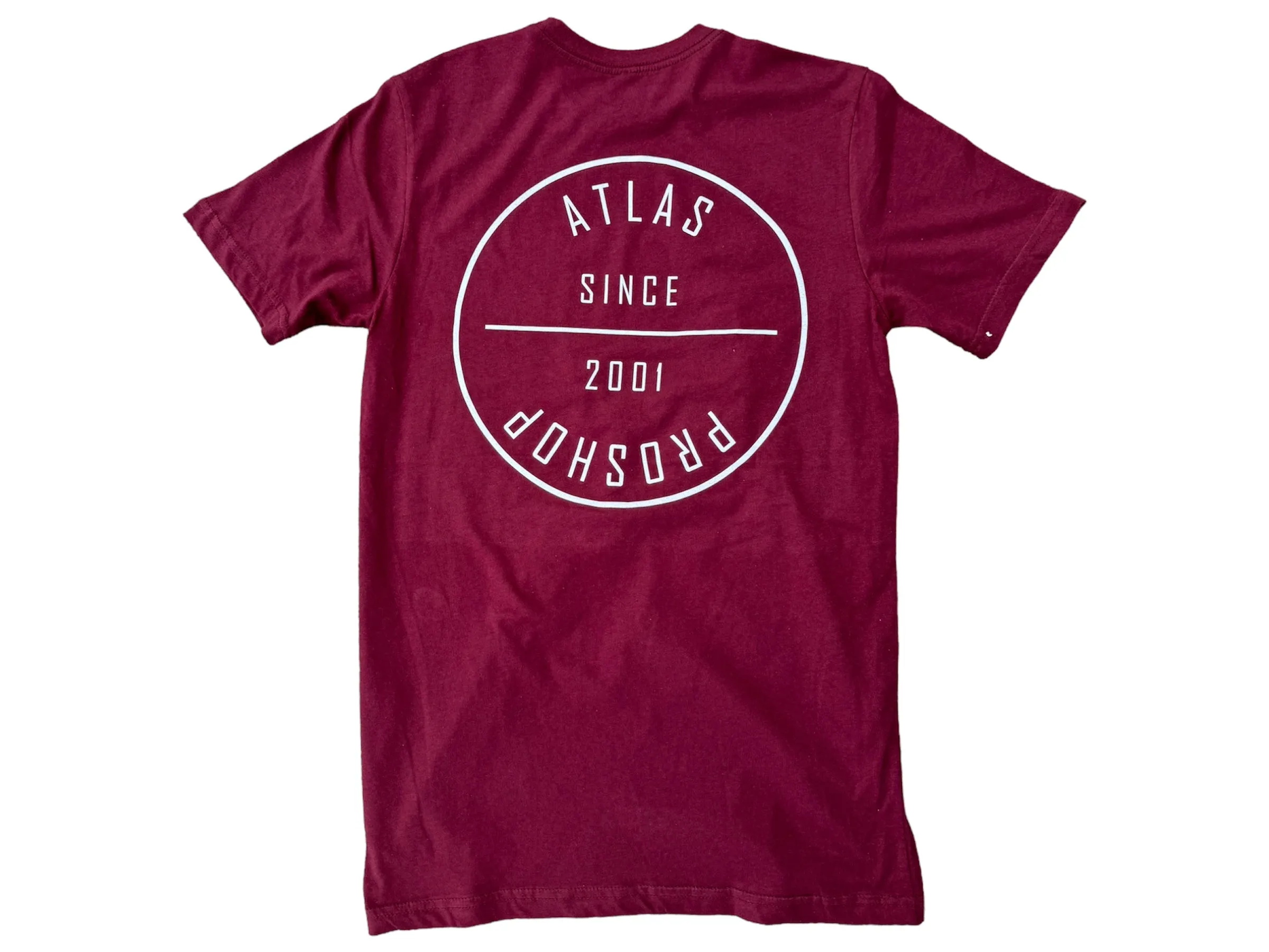 Atlas Red Round Logo Shirt