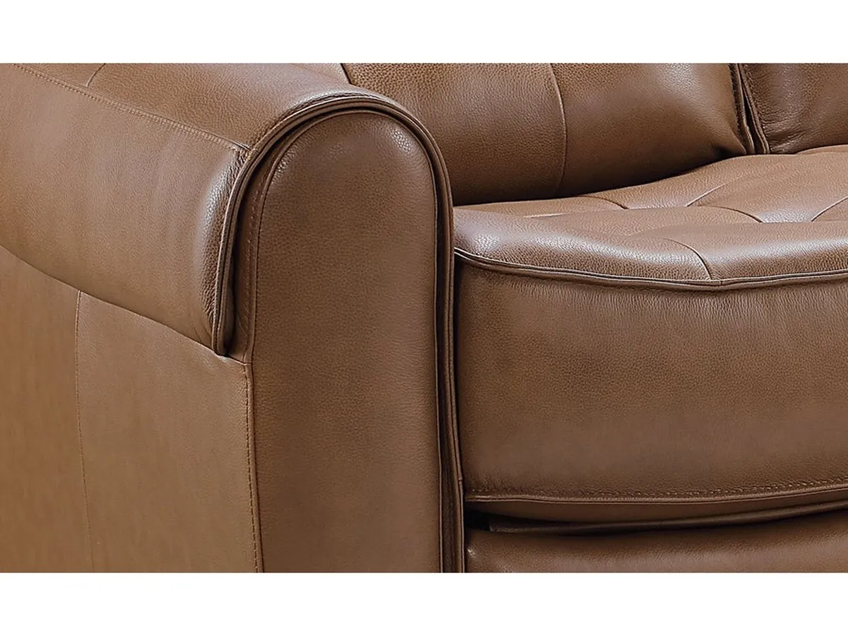 Bemelman Leather Power Reclining Loveseat