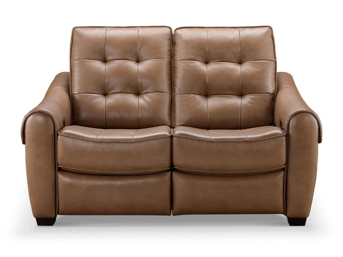 Bemelman Leather Power Reclining Loveseat