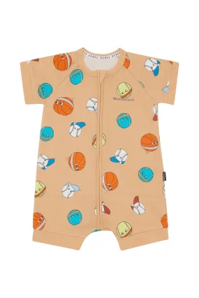 Bonds Zip Romper - Hit Bounce Serve Sand