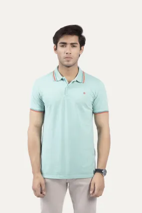 Buttoned Collar Polo Shirt