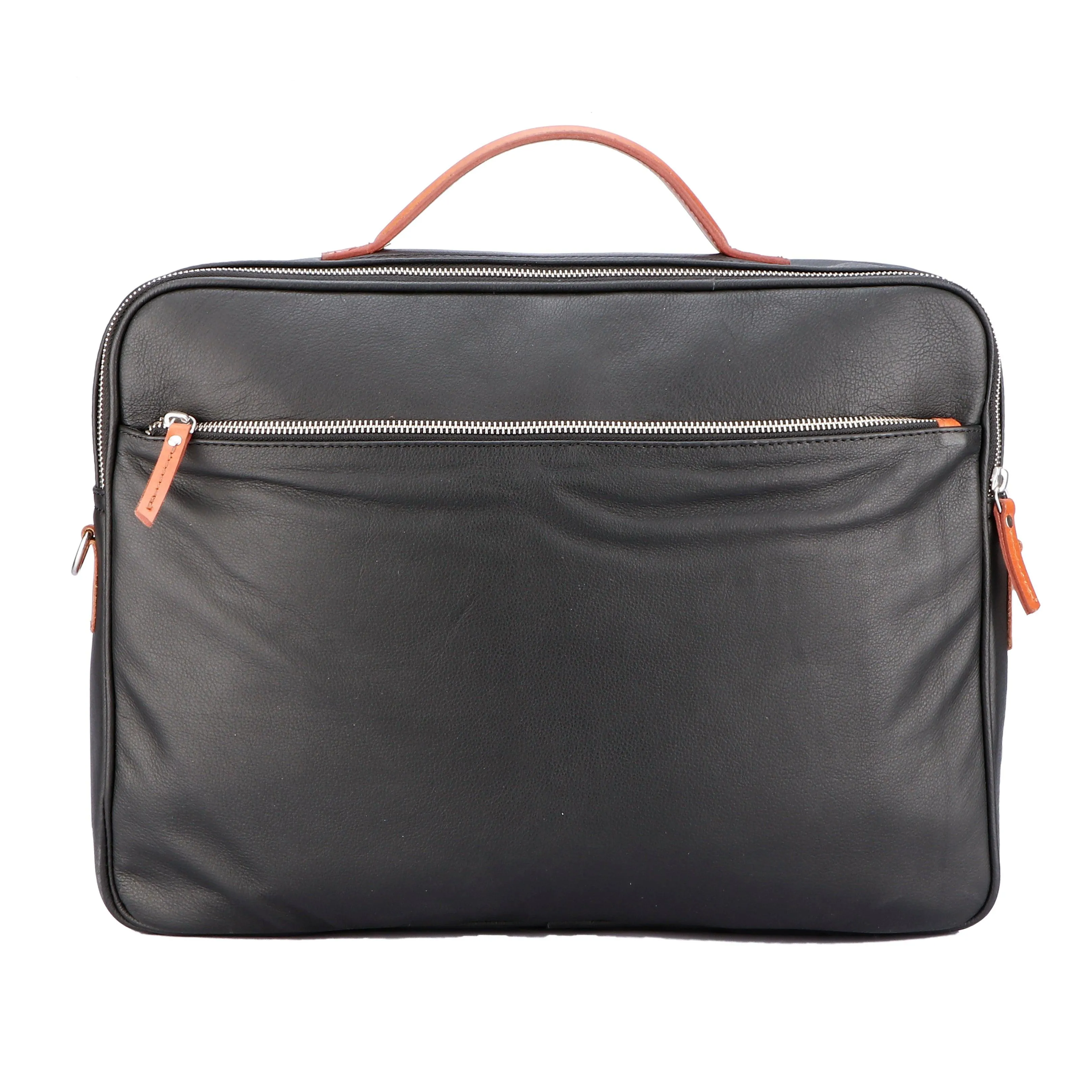 Celtic black color pure leather laptop bag for office use with delightful and elegant look, Art: BG-1710