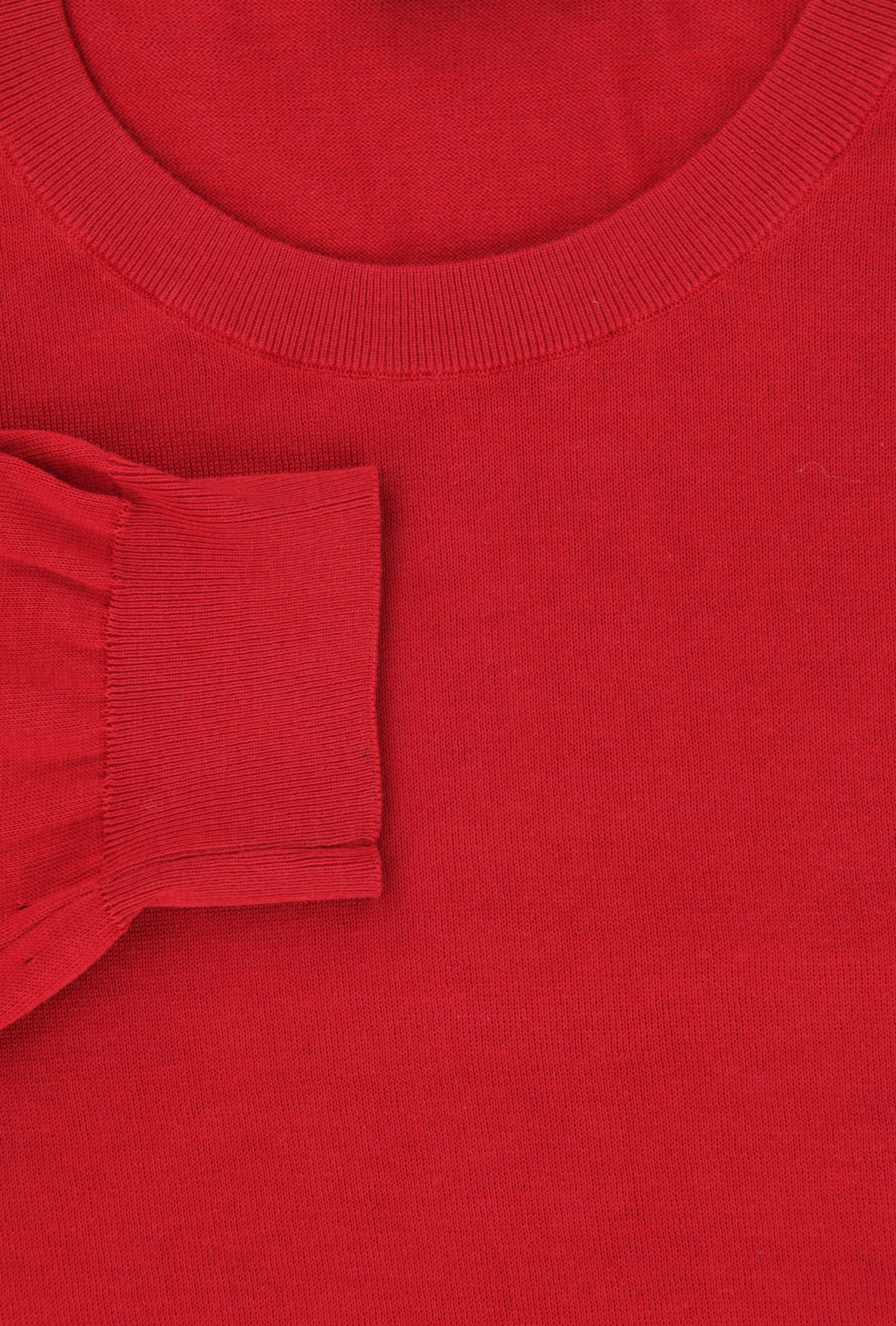 Cesare Attolini Red Crewneck Sweater