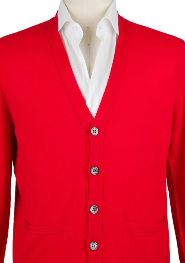 Cesare Attolini Red Sweater