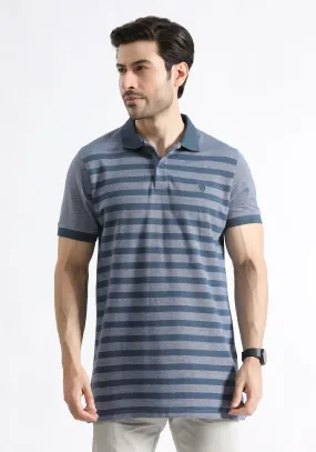 Charcoal Yarn Dyed Polo