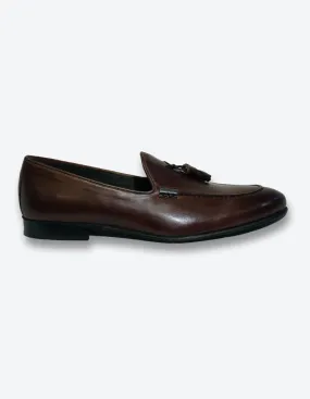 Chocolate Tassel Loafer Shoes