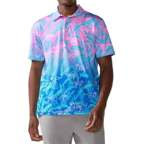 Chubbies The Hydrofoil Performance Polo Shirt - Bright Pink