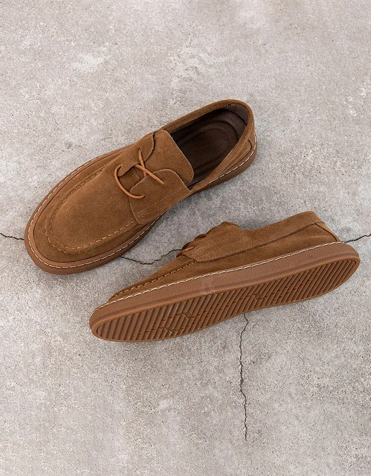 Comfortable Lace-up Suede Shoes for Men 38-43