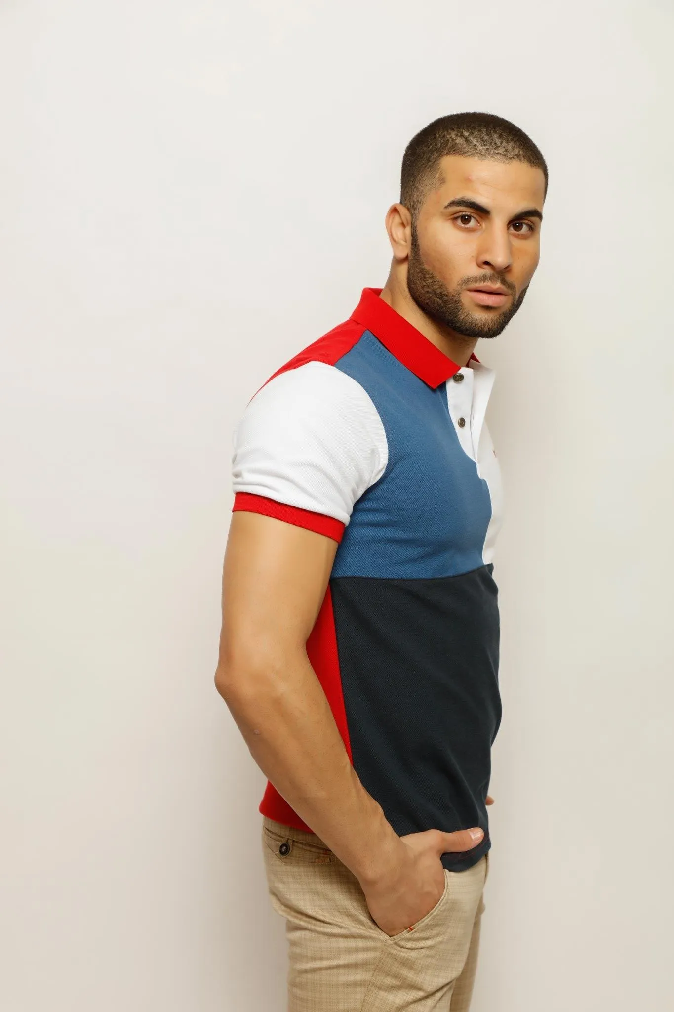 CORADO CLASSIC MULTICOLOR MEN'S POLO TSHIRT