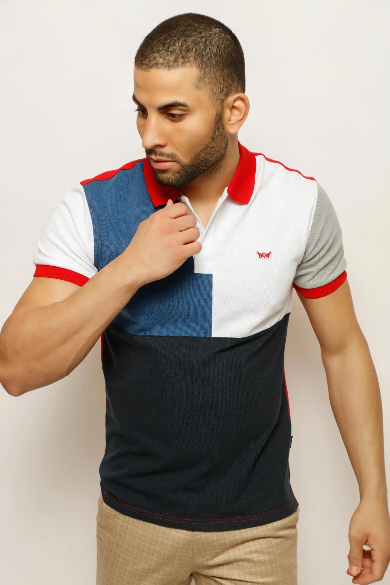 CORADO CLASSIC MULTICOLOR MEN'S POLO TSHIRT