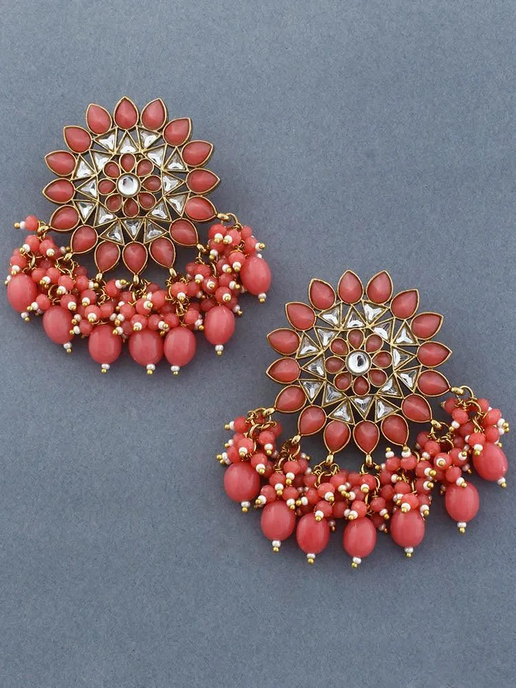 Coral Augustina Studs