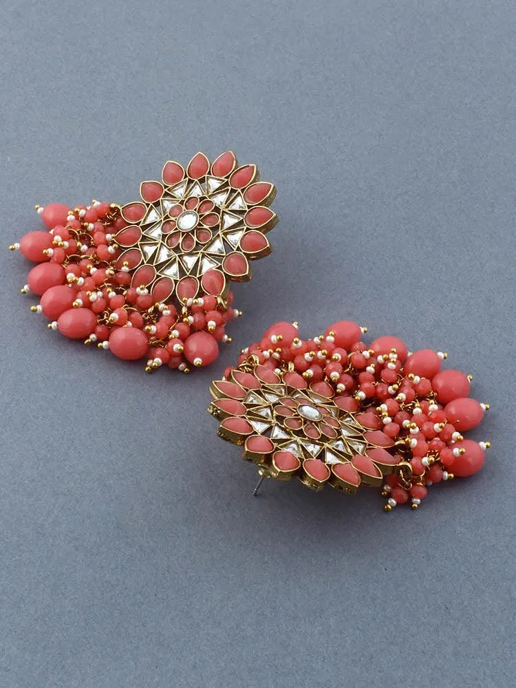 Coral Augustina Studs