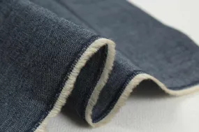 Cotton Chambray Denim for Shirting - Indigo (Remnant 1 Meter)