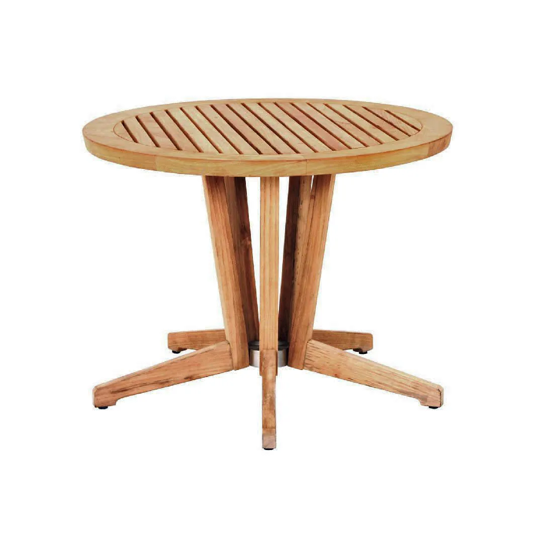 Cubic Teak End Table