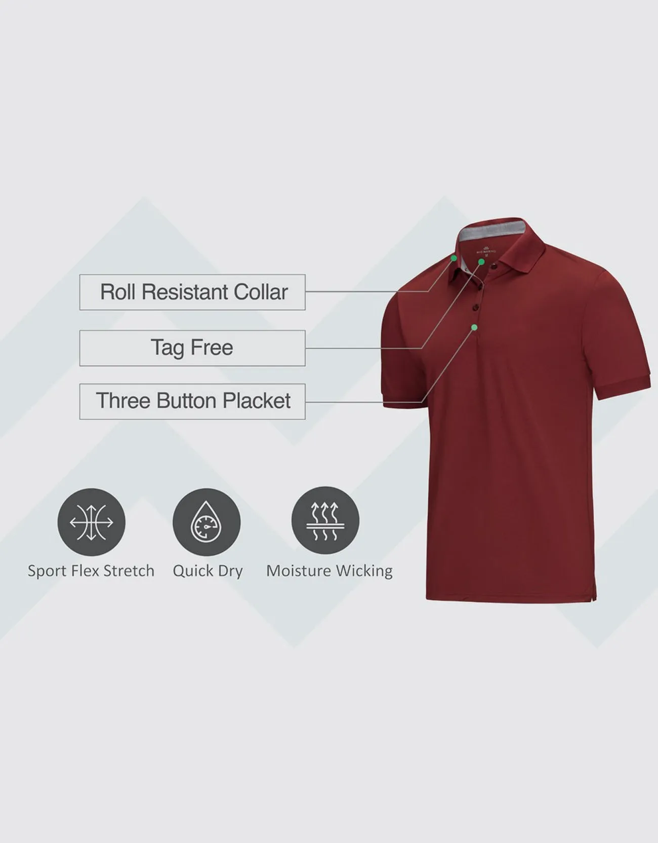 Designer Golf Polo Shirt