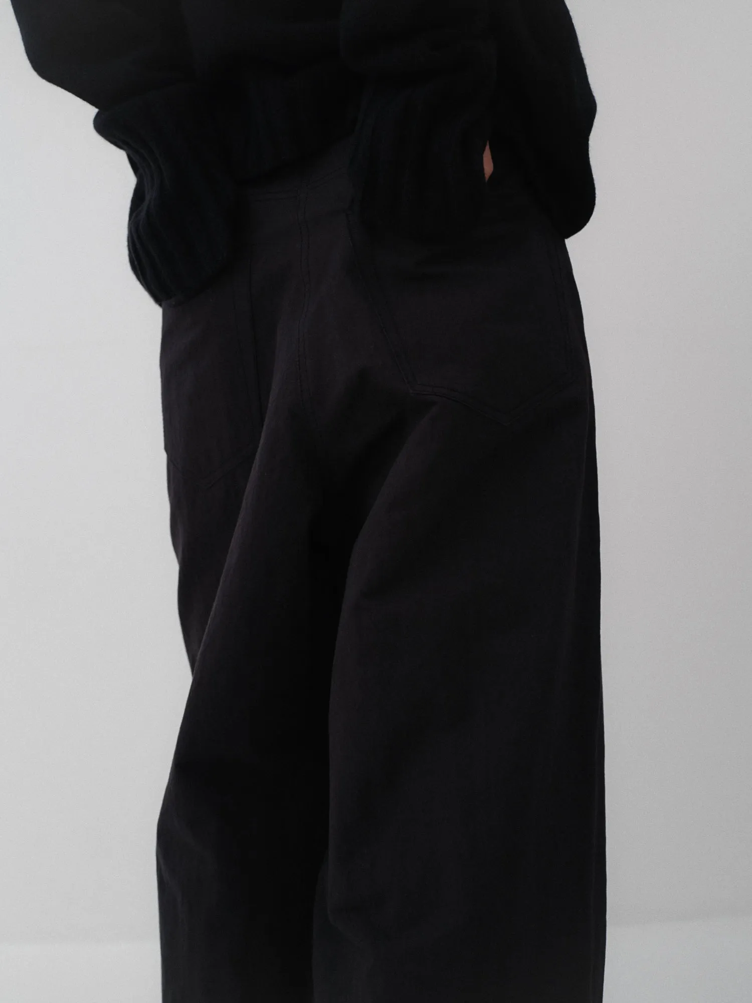 (EQUILIBRIUM) (UNISEX) THEO DENIM WIDE PANTS (2 COLORS)