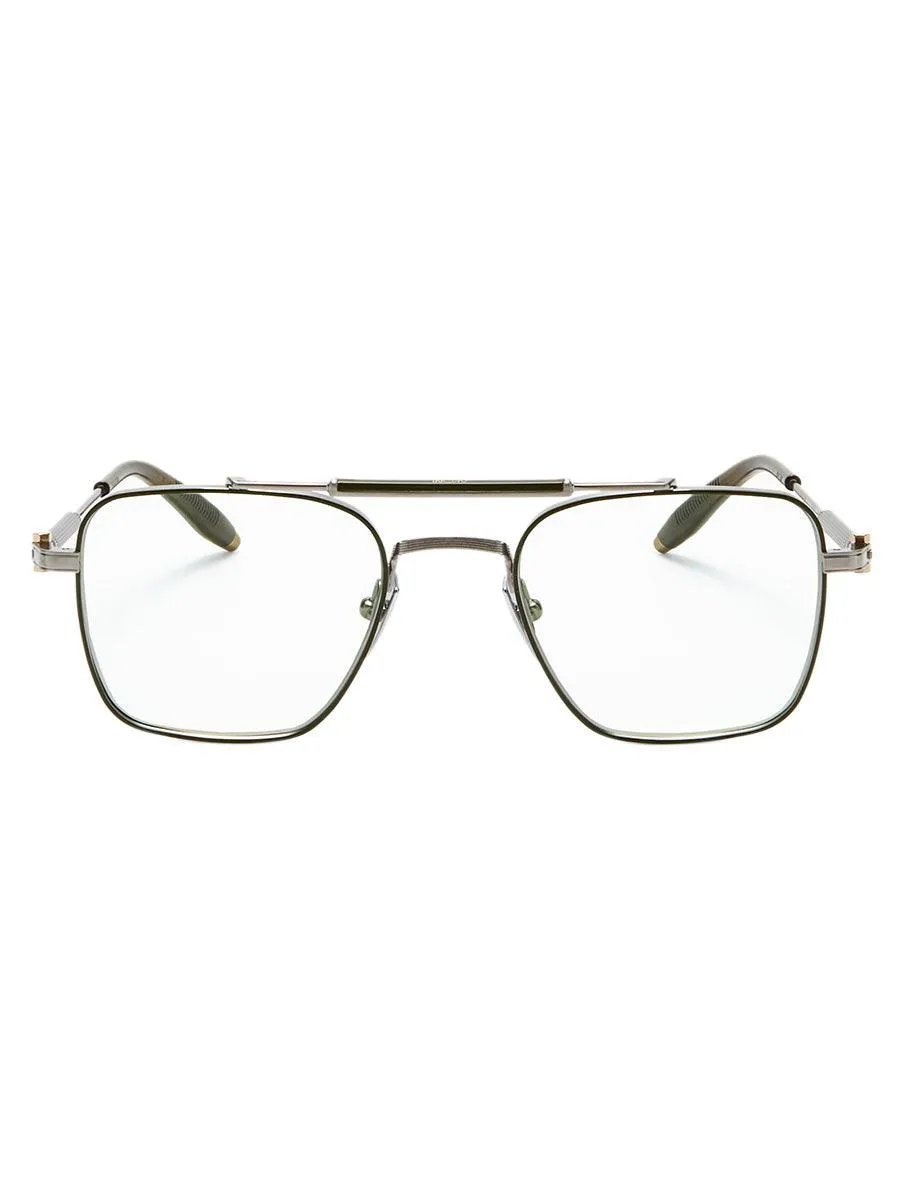 Europa Brushed Palladium / Olive 200-E eyeglasses