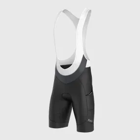 Fdx Essential Black Men's & Boy's Summer Cycling Cargo Bib Shorts