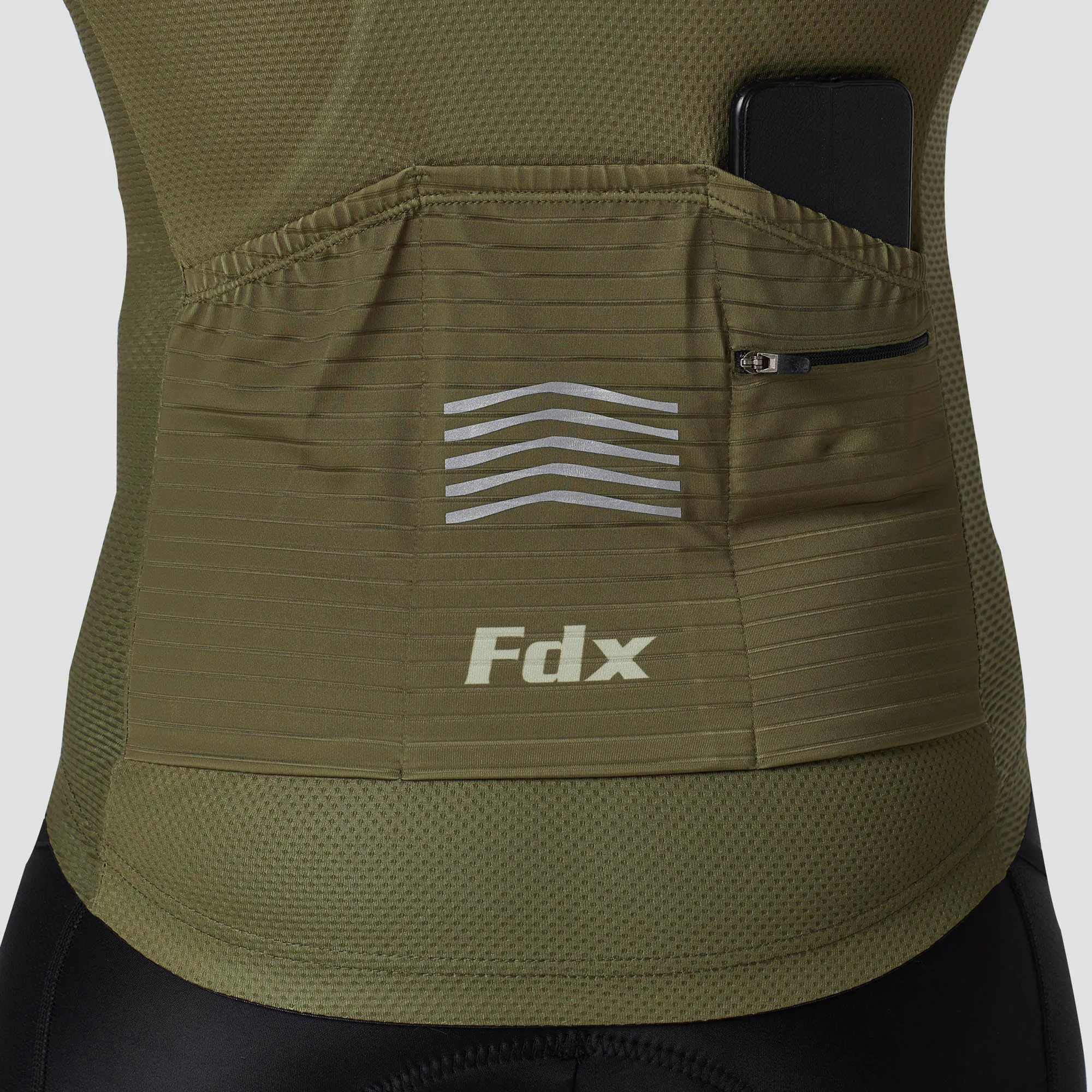 Fdx Essential Green Men's & Boy's Short Sleeve Summer Cycling Jersey