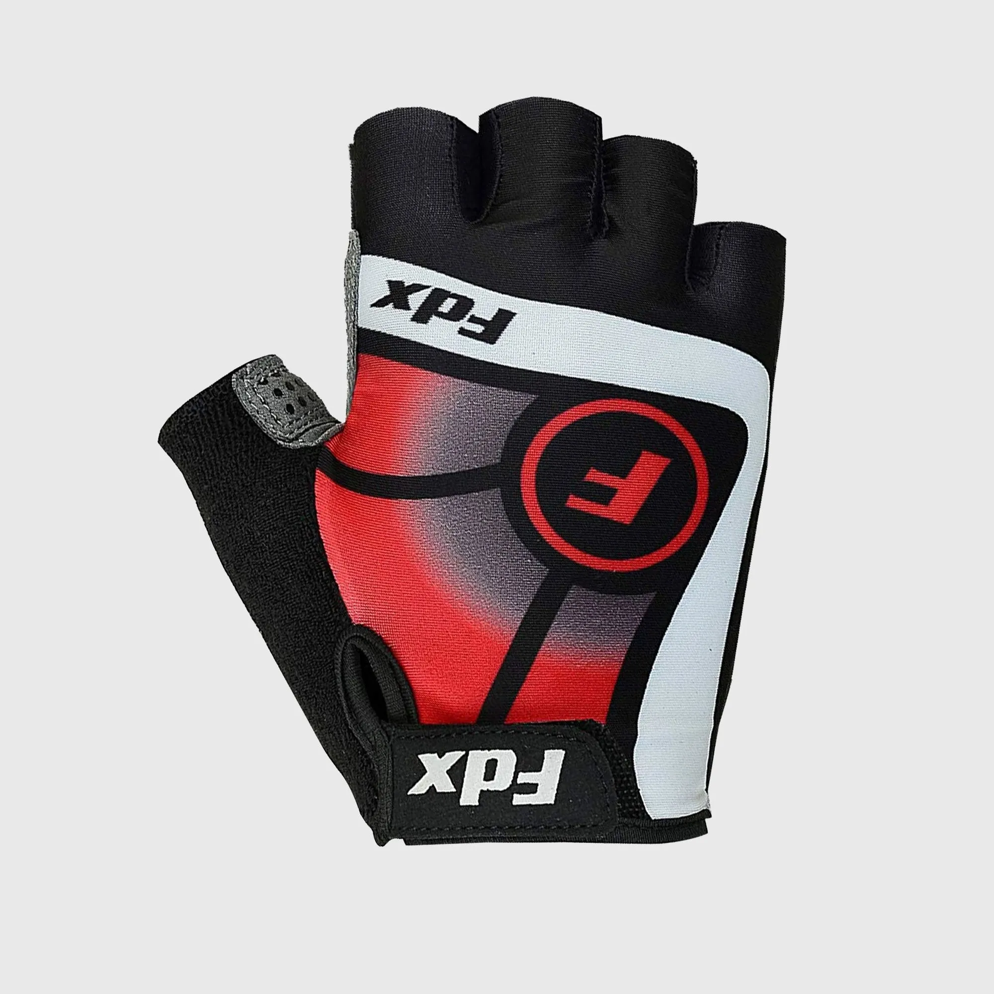 Fdx Signature Red Gel Padded Short Finger Summer Cycling Gloves