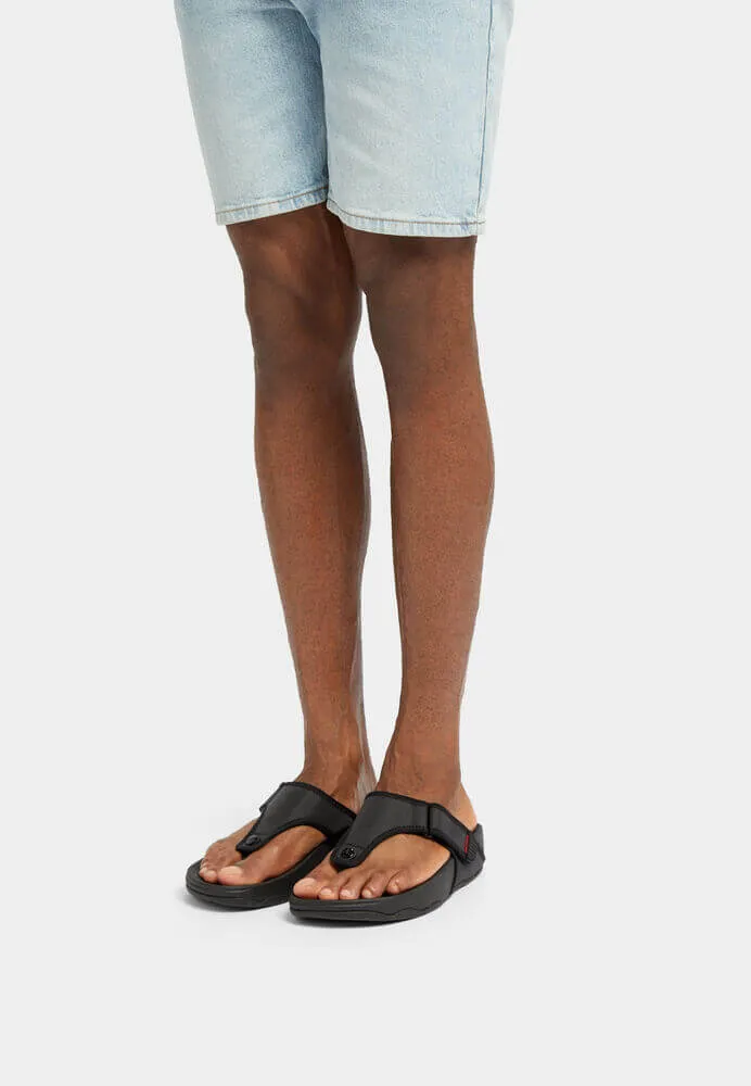 FitFlop Men's Trakk II Water Resistant Sandals - Black