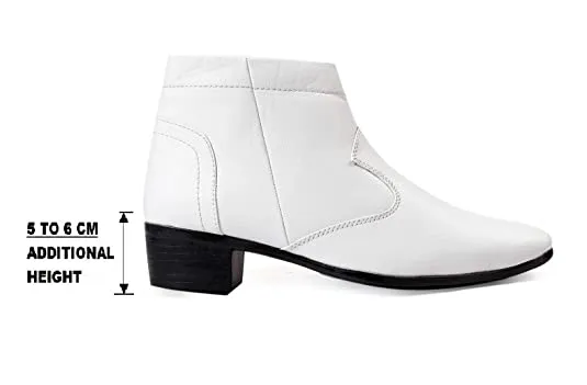 Formal Faux Leather Men's Height Increasing Boots-JonasParamount