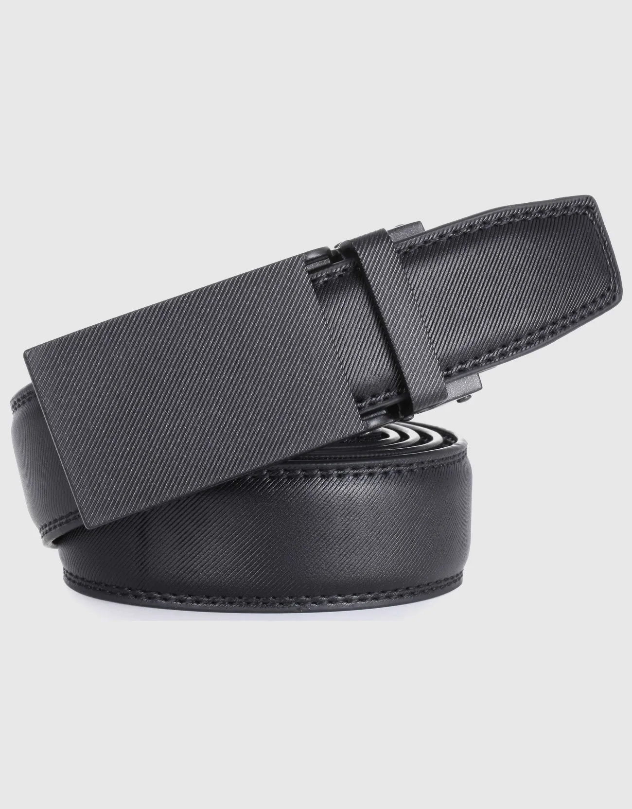 Gallery Seven Leather Ratchet Belt For Men - Adjustable Click Belt - Casual Dress Belt