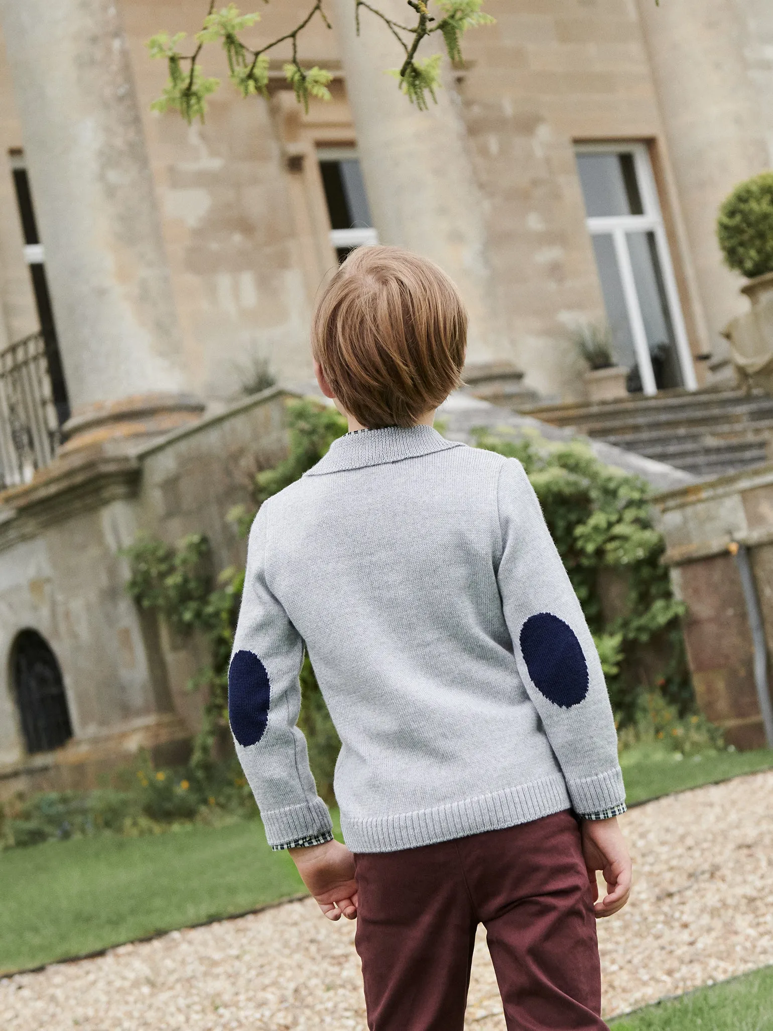 Grey Brio Merino Boy Jumper