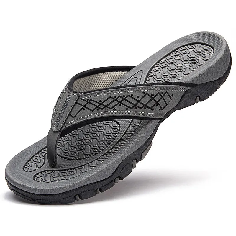 GRW Men Orthopedic Sandal Comfortable Arch Support Breathable Anti Slip Slipper