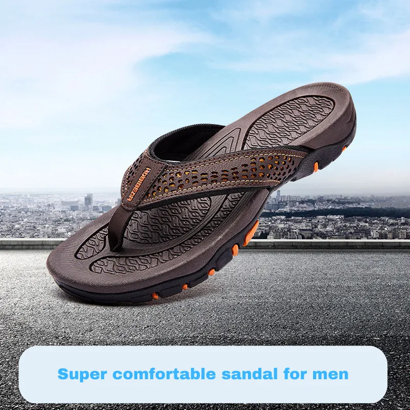 GRW Men Orthopedic Sandal Comfortable Arch Support Breathable Anti Slip Slipper