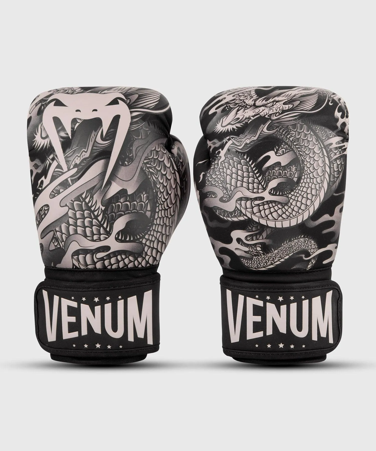 Guantes de boxeo Venum Dragon's Flight - Negro/Arena