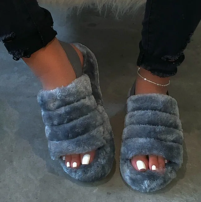 Indoor plush Comfortable Slippers