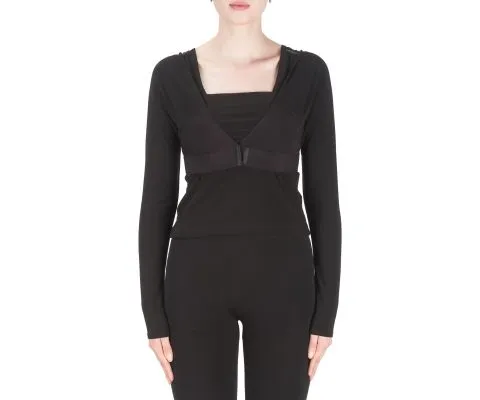 Joseph Ribkoff Solid Black Sleeves