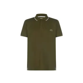 JW - Men 'Olive' Edgeware Contrast Tipped Polo JW270