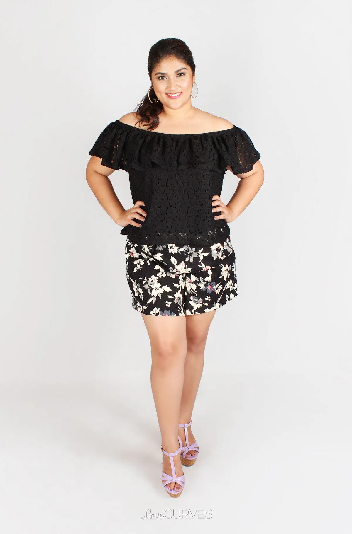 Lace Off Shoulder Top - FLO