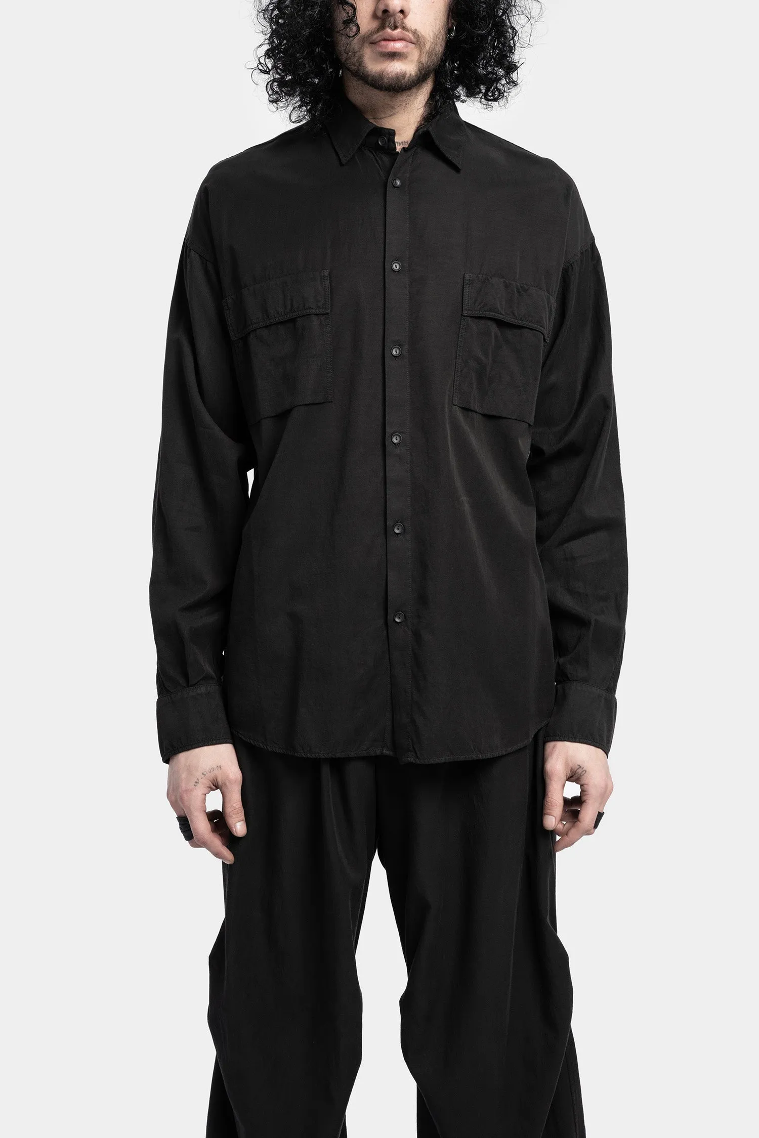 Lightweight oversized shirt